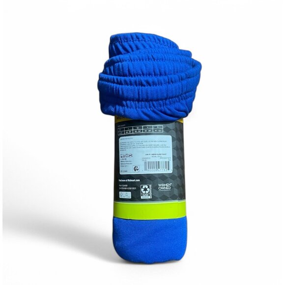 Athletic Works Mens Blue Sleep Pant L 36-38 Soft Polyester Elastic Waist - Picture 5 of 5